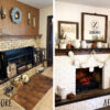 Before and After Fireplace Makeover